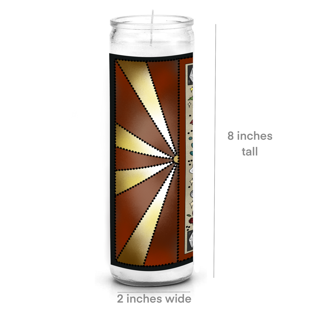 Lana Del Rey Celebrity Saint Prayer Candle — My Depiction